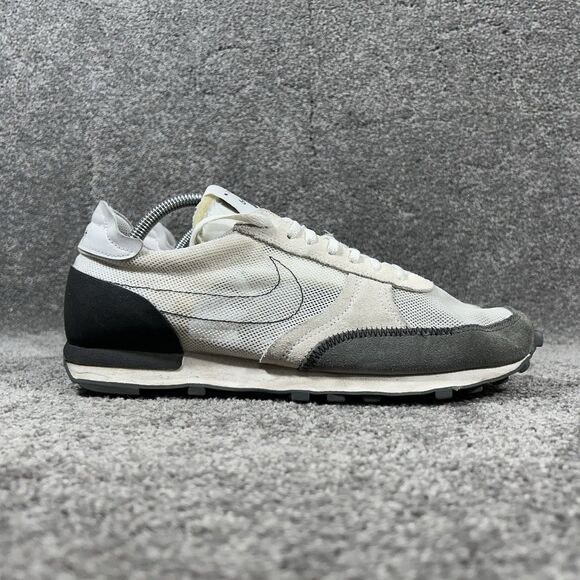 Nike Daybreak Type N.354 CJ1156-100 Mens 10.5 White Black Waffle Running Shoes - Picture 1 of 12